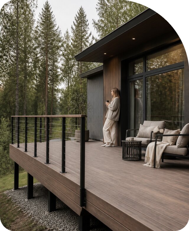 Строительство террасы с ограждением в Алапаевске от 16058 р. | РадиДОМА-Лпв